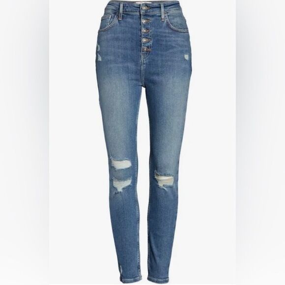 We The Free Distressed Sabrina Super Skinny Jeans - Picture 3 of 15